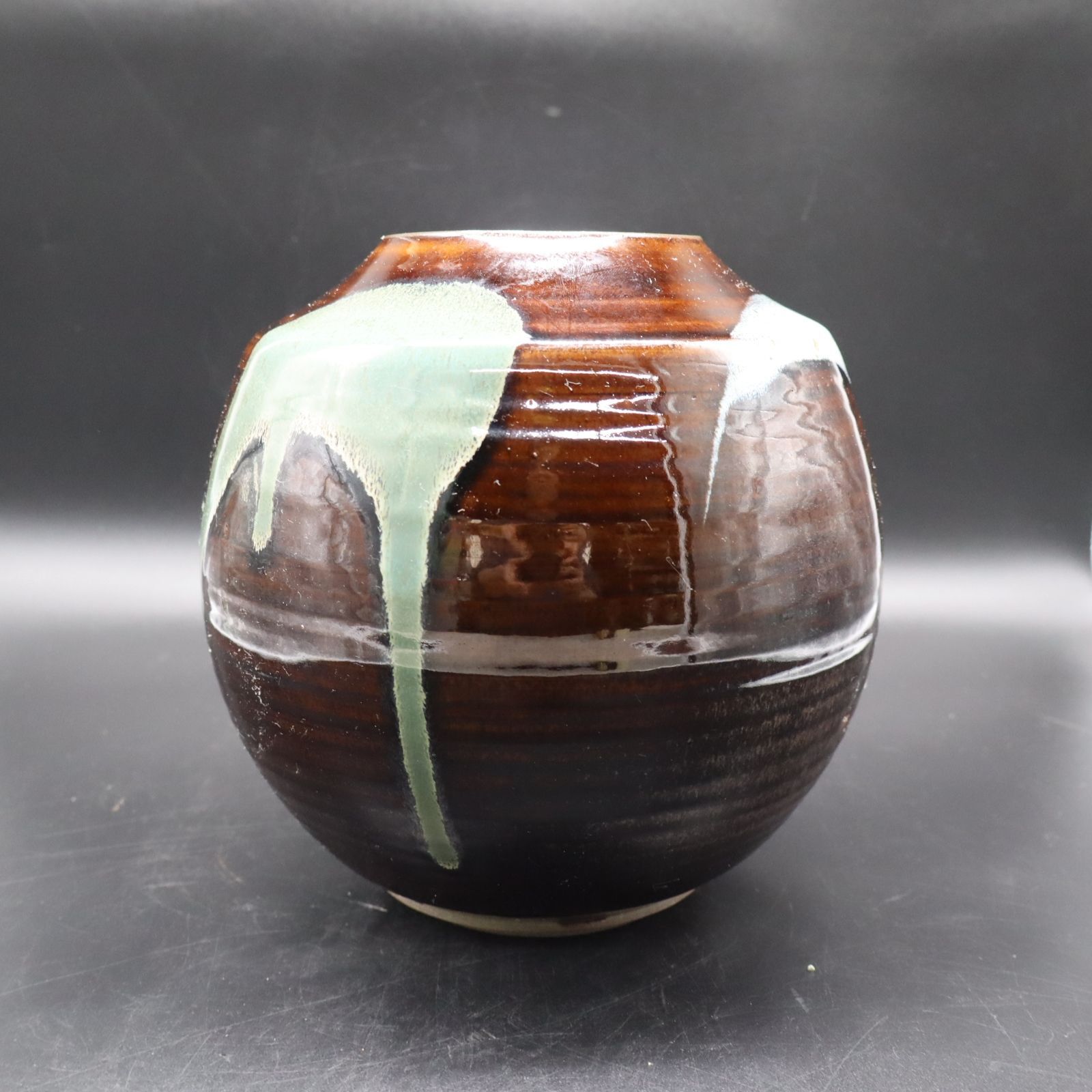 ◇骨董 古美術 ｜ 壺 つぼ 飾壺 花生 花入｜小石原焼 花器 華道具 茶器 