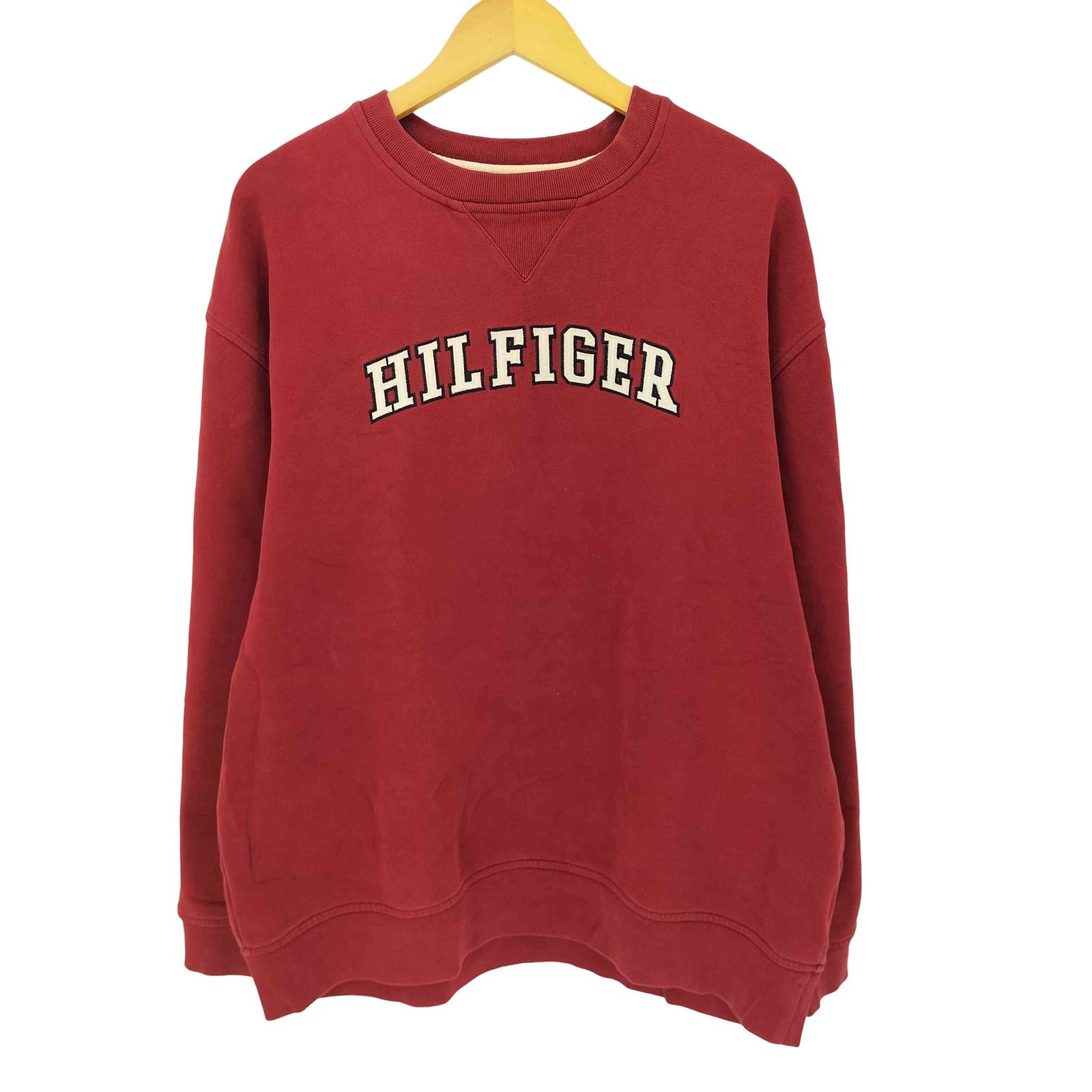 〜美品〜 トミーヒルフィガー　スウェット トミーヒルフィガー TOMMY HILFIGER 00S カレッジロゴ Vガゼット