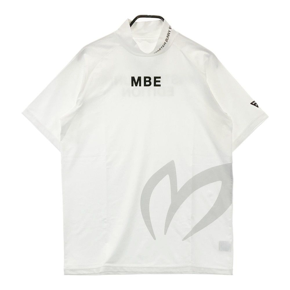 サイズ：6 MASTER BUNNY EDITION マスターバニーエディション 758-0267605 ハイネック 半袖Tシャツ  ホワイト系 [240101315209]# ゴルフウェア メンズ ストスト