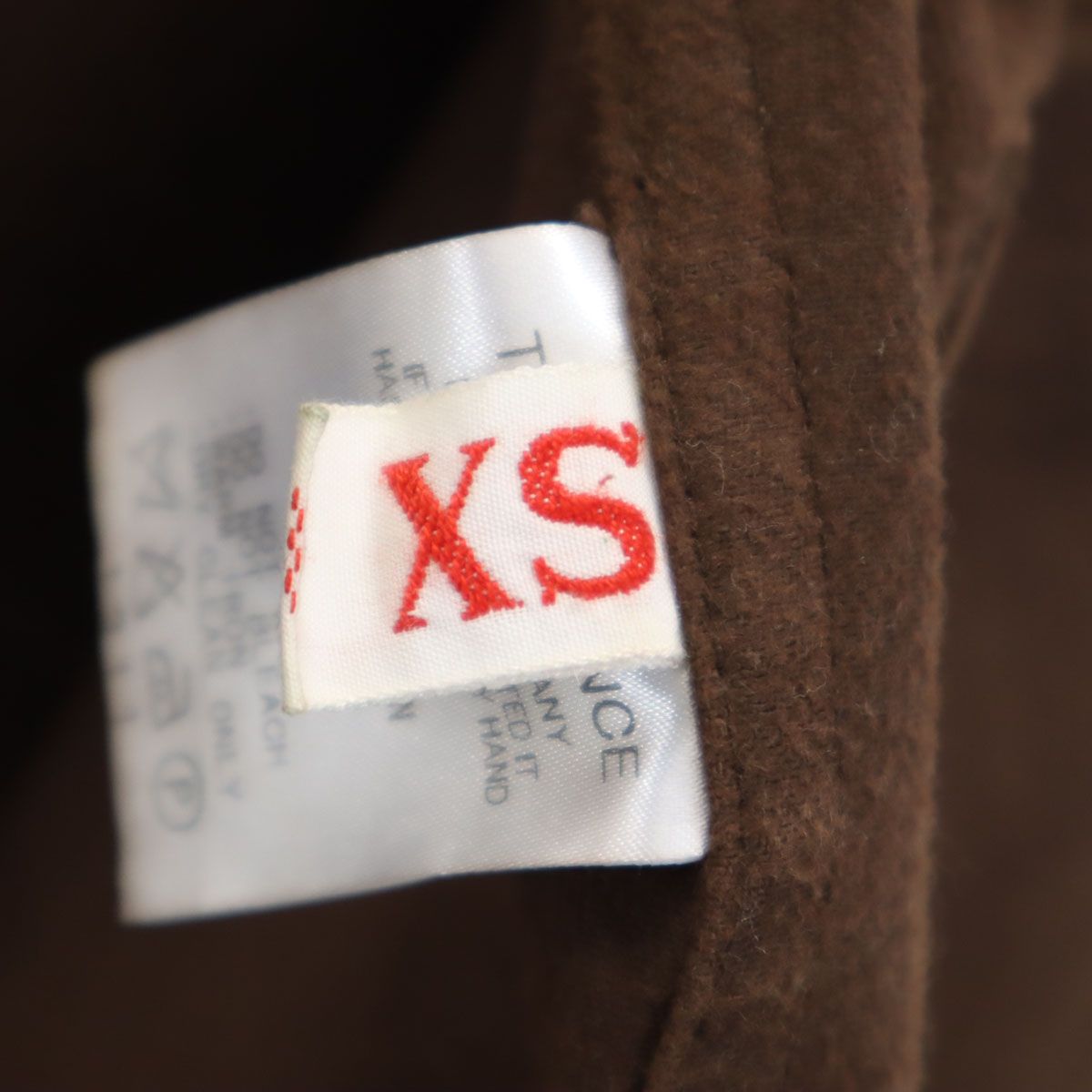 ESSENCE エッセンス ドイツ製 チェスターコート XS ブラウン メンズ