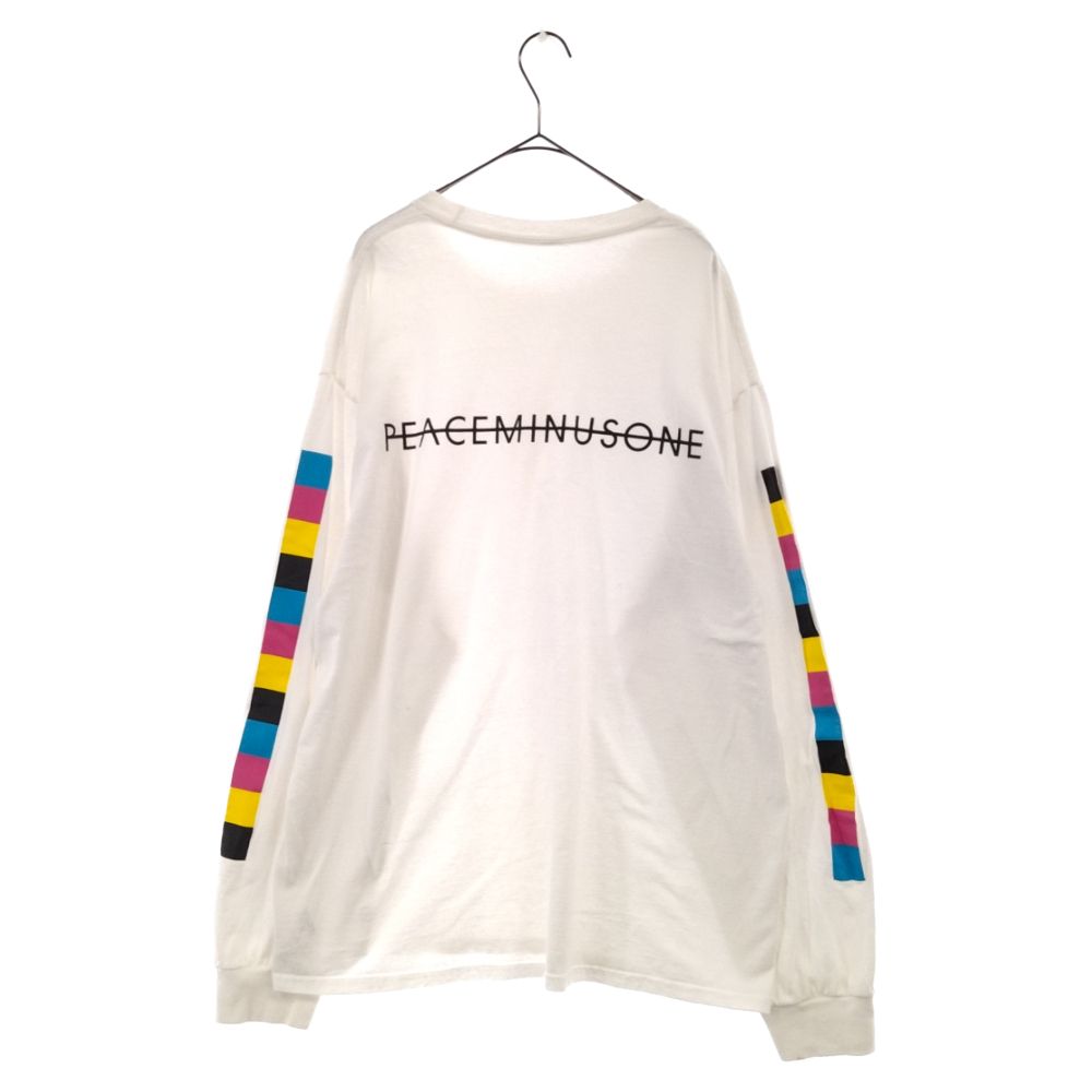 peaceminusone (ピースマイナスワン) fragment design x THE CONVENI x PMO L/S TEE  PPM-39080-C フラグメントデザイン×ザ コンビニ ロングスリーブ 長袖Tシャツ ホワイト バックロゴ