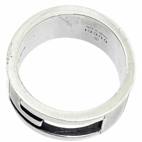 グッチ リング ブランデッド レギュラー Gリング Ag925 SV925 シルバー サイズ12 約11号 032660 GUCCI Gロゴ Gマーク Gカット 指輪 シルバーリング アクセサリー ジュエリー【中古】 グッチ リング ブランデッド レギュラー Gリング Ag925 SV925 シルバー