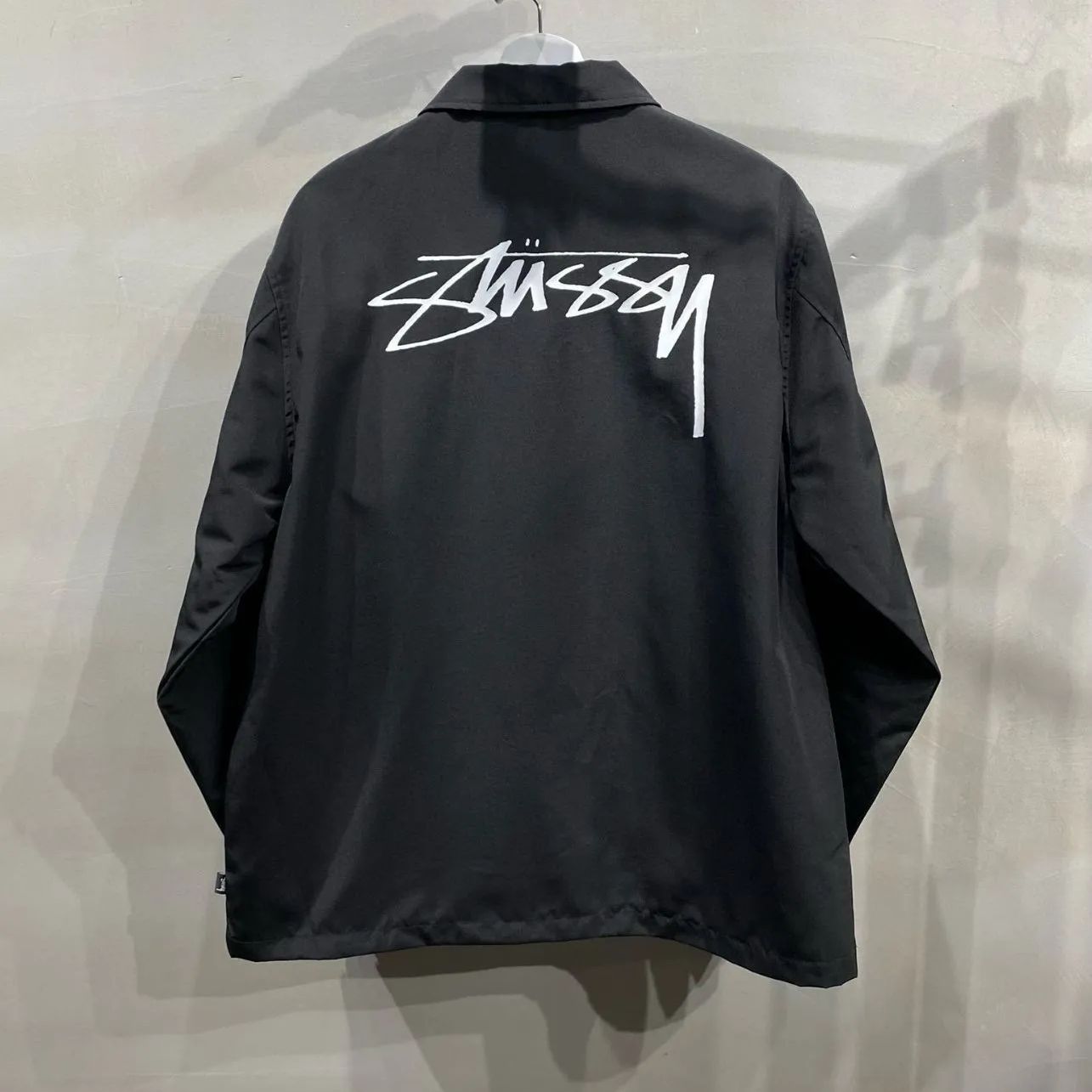 ＼半額SALE／ 新作Stussy ステューシー ナイロンジャケット ストックロゴ ジャケット・アウター