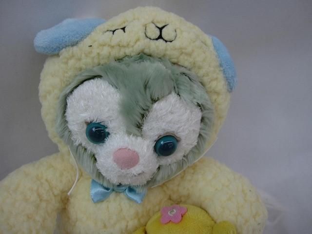 中古品 ディズニー 香港ディズニー ジェラトーニ ぬいぐるみ イースター ひつじ ひよこ 中古品 ディズニー 香港ディズニー ジェラトーニ ぬいぐるみ
