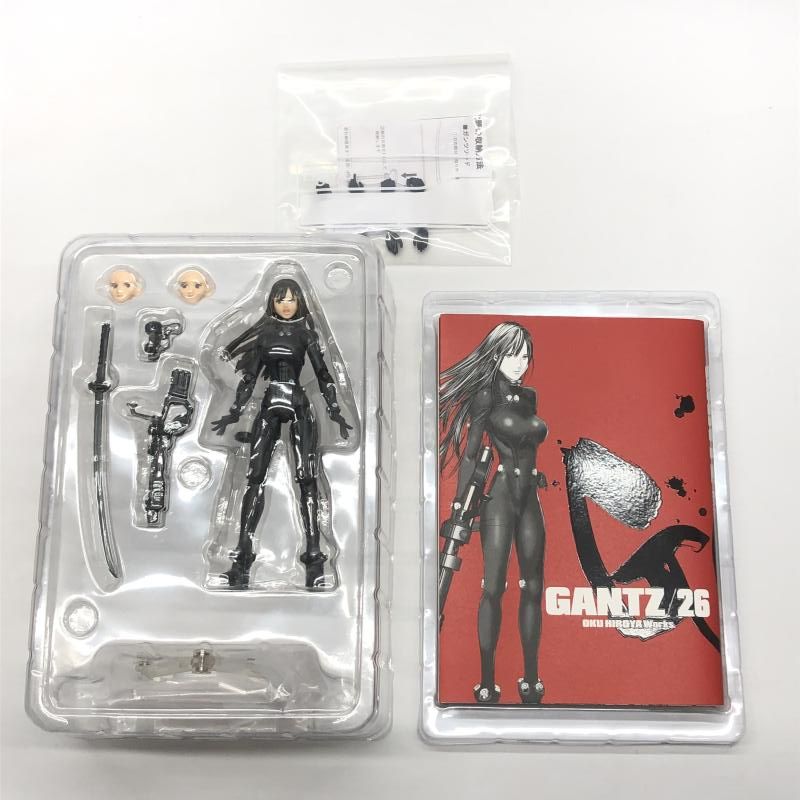 中古】開封)figma レイカ ガンツスーツVer.「限定版コミック GANTZ