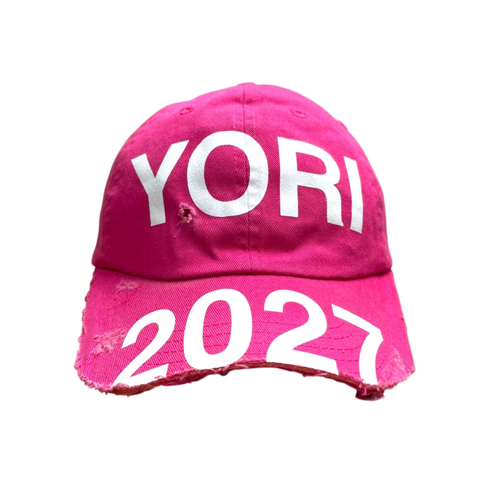 YORI SPORT】2027 DAD CAP DASYORI ヨリスポーツ ダメージ加工