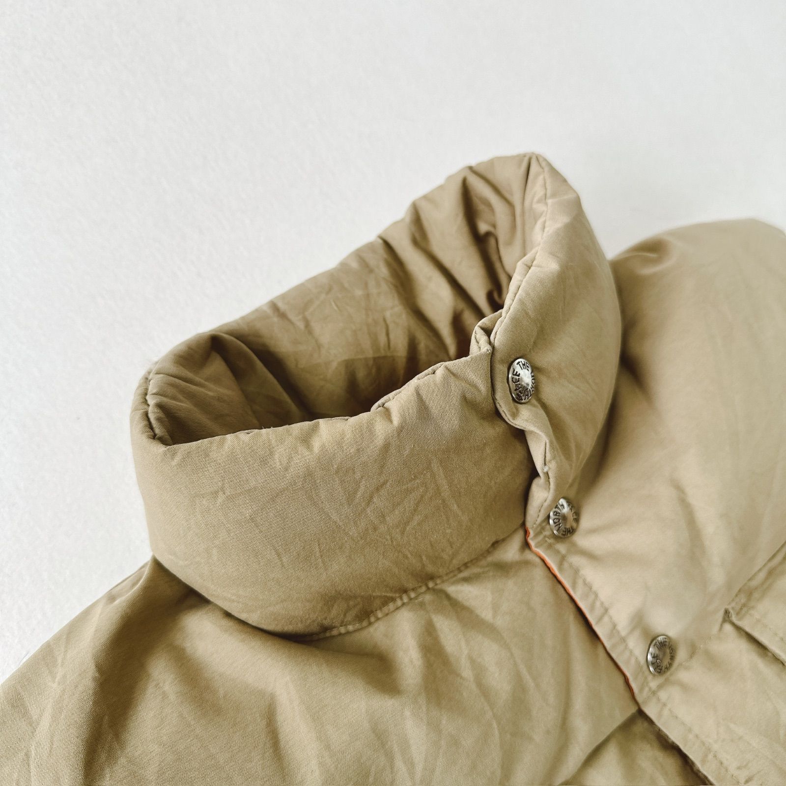 80s USA製 茶タグ ノースフェイス ダウンベスト THE NORTH FACE J2068