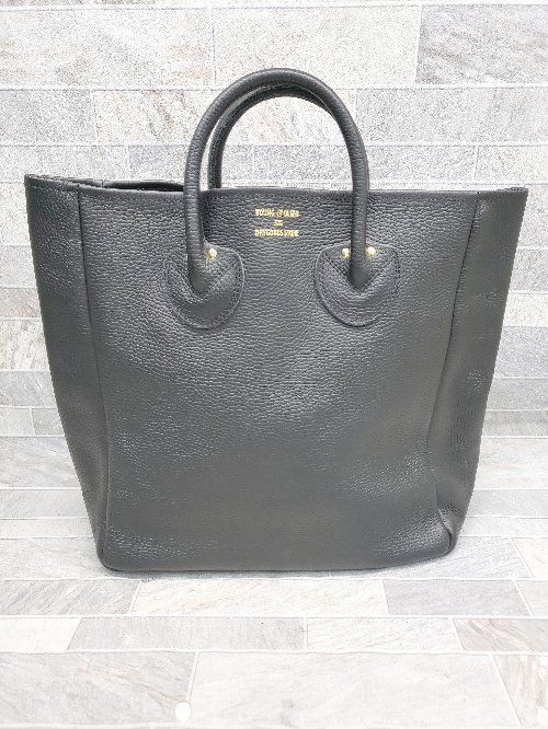 Θ YOUNG - OLSEN ヤング-オルセン 本革 トート バッグ ブラック レディース P 1410160000403