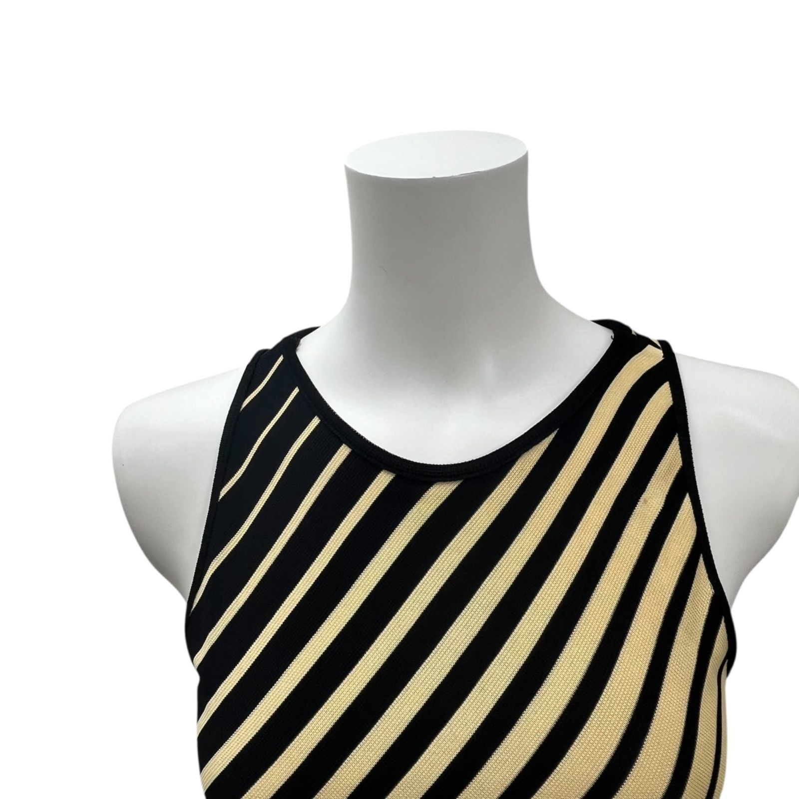 CELINE セリーヌ　ノースリーブ □美品 セリーヌ CELINE サマーニット カットソー ノースリーブ