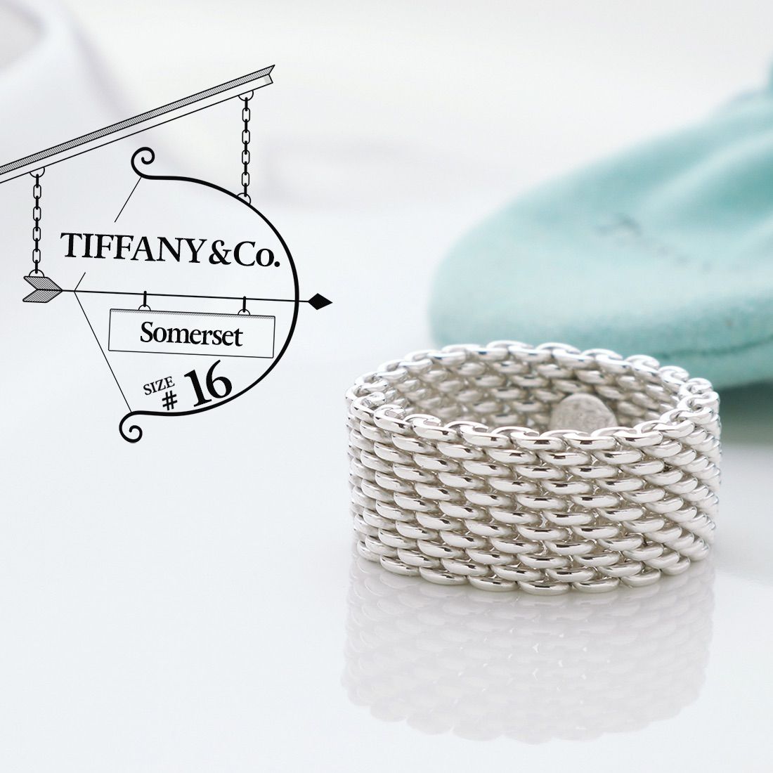 Tiffany& Co. ティファニー サマセット リング 925 | angeloawards.com