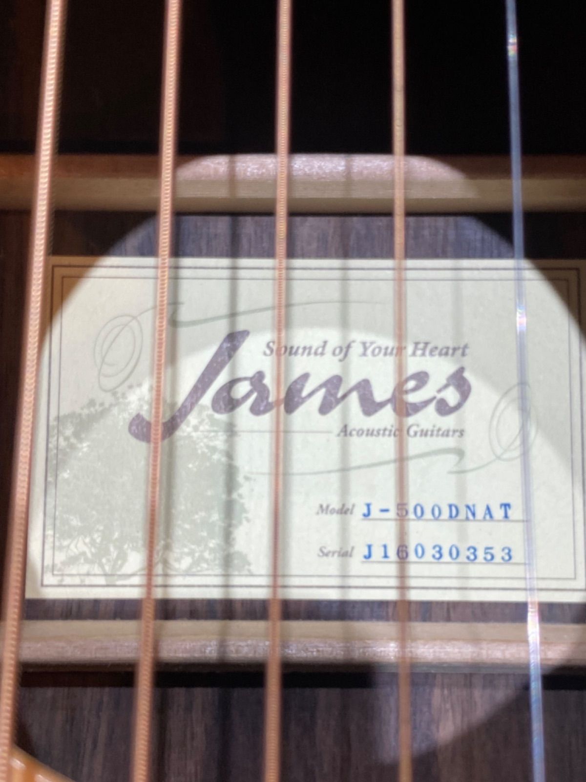 James J-500D NAT アコースティックギター ジェームス ギター 【公式通販】