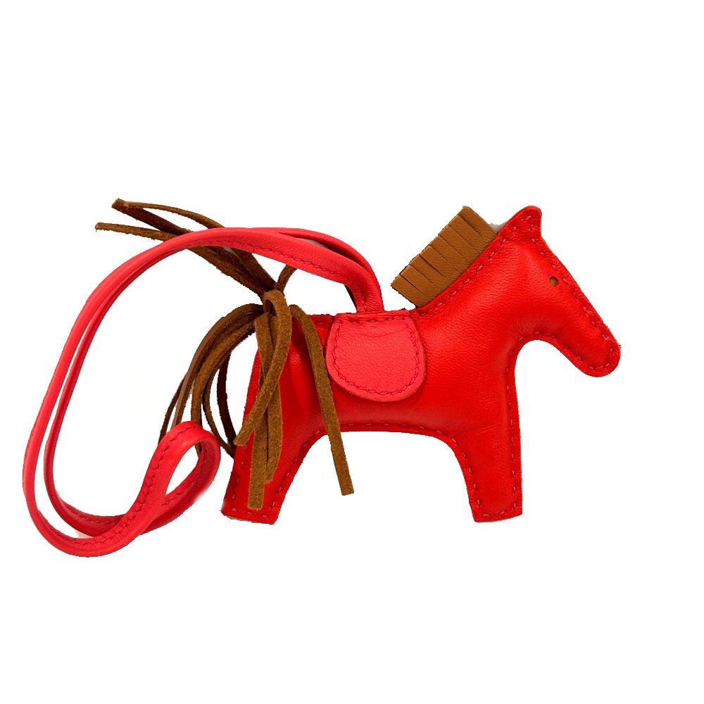 【お気に入り】 美品】エルメス ロデオPM ルージュインディアン/ゴールド アクセサリー