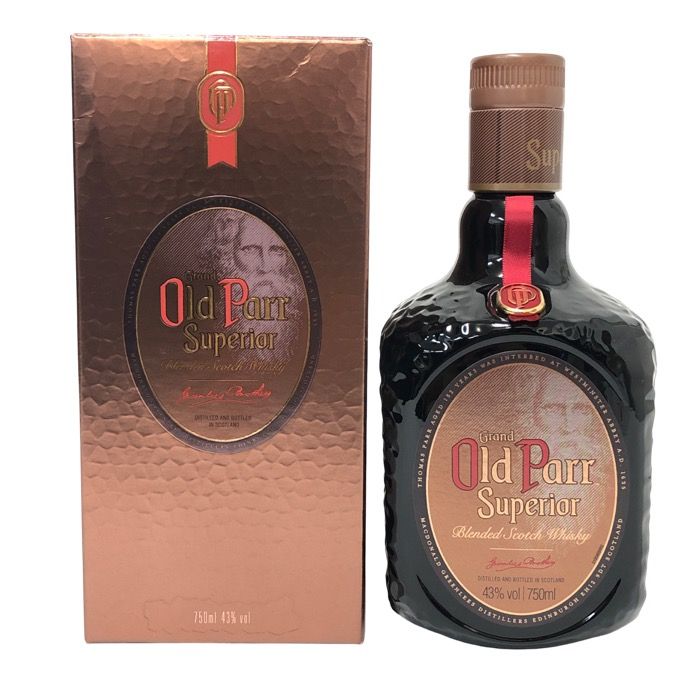 オールドパー　スーペリア　750ml 43％　未開栓　箱あり Old Parr オールドパー スーペリア 未開栓 750ml 43度 箱付