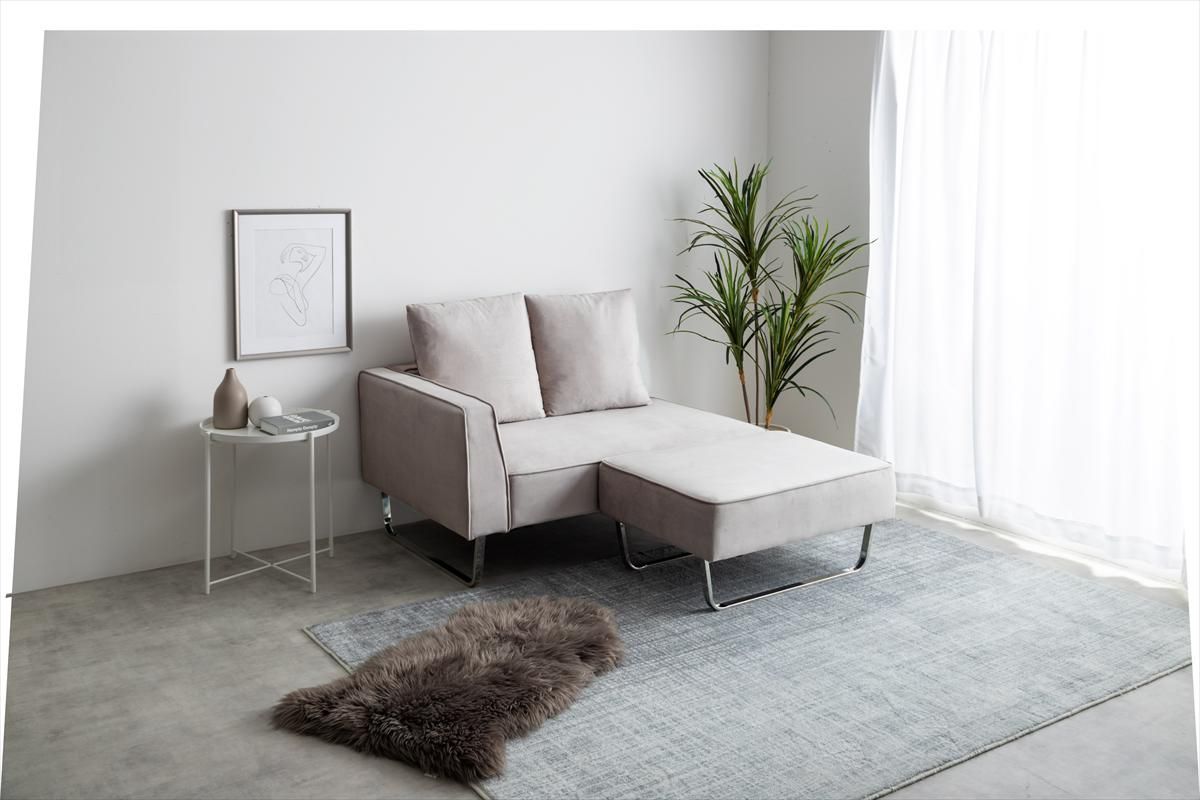 【単品】Sommet オットマン　シャンパンゴールド 単品】Sommet オットマンシャンパンゴールド