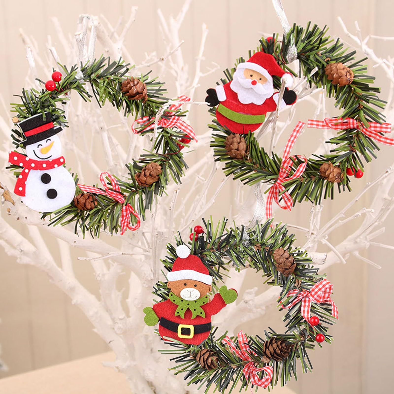 クリスマスリース 雪だるま壁掛け壁飾りクリスマス飾りインテリア可愛い