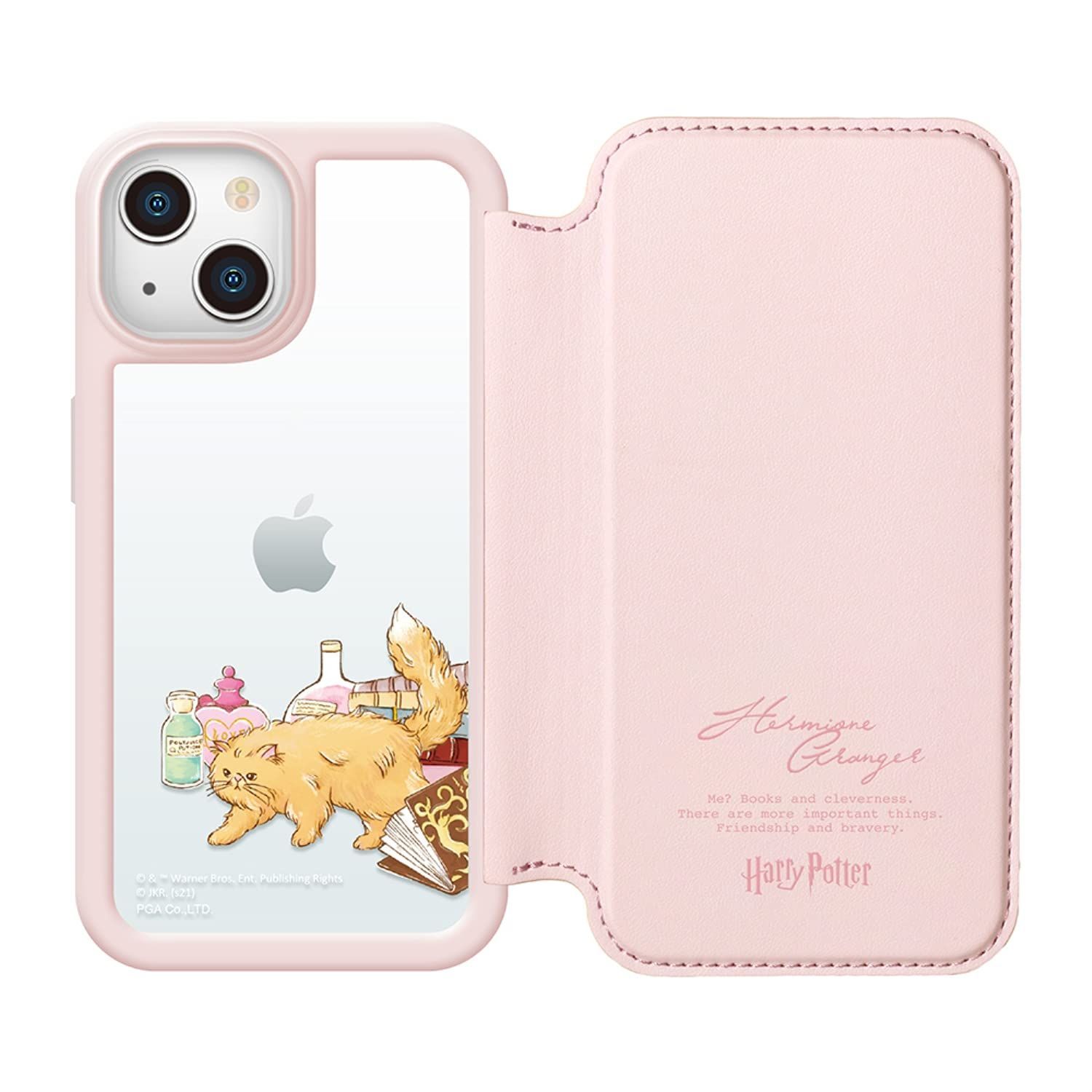 Premium Style iPhone 13用 ガラスフリップケース [ハリー・ポッター] PG-WGF21K03HAP