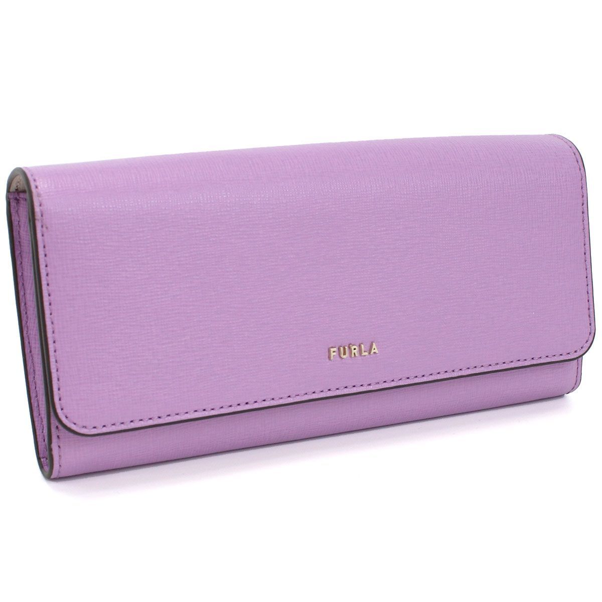 白 フリル付 【未使用】FURLA フルラ 長財布 パープル - 通販 - www 