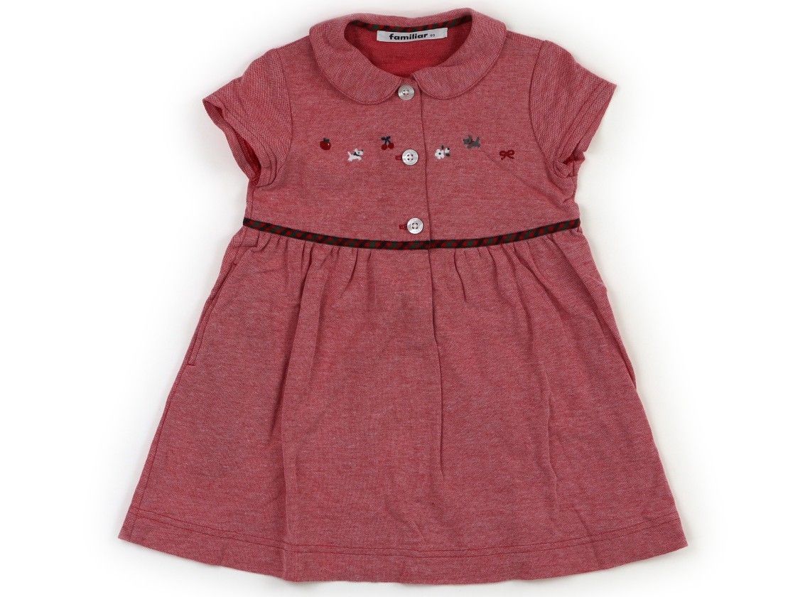 1度のみ着用ファミリア定番ワンピース サイズ90