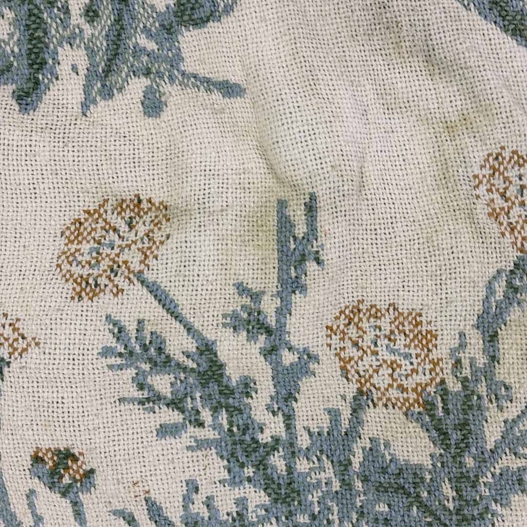 VINTAGE - vintageラグ カーペット  植物 花 フラワー 図鑑 1191 VINTAGE - vintageラグ カーペット 植物 花 フラワー 図鑑 1191