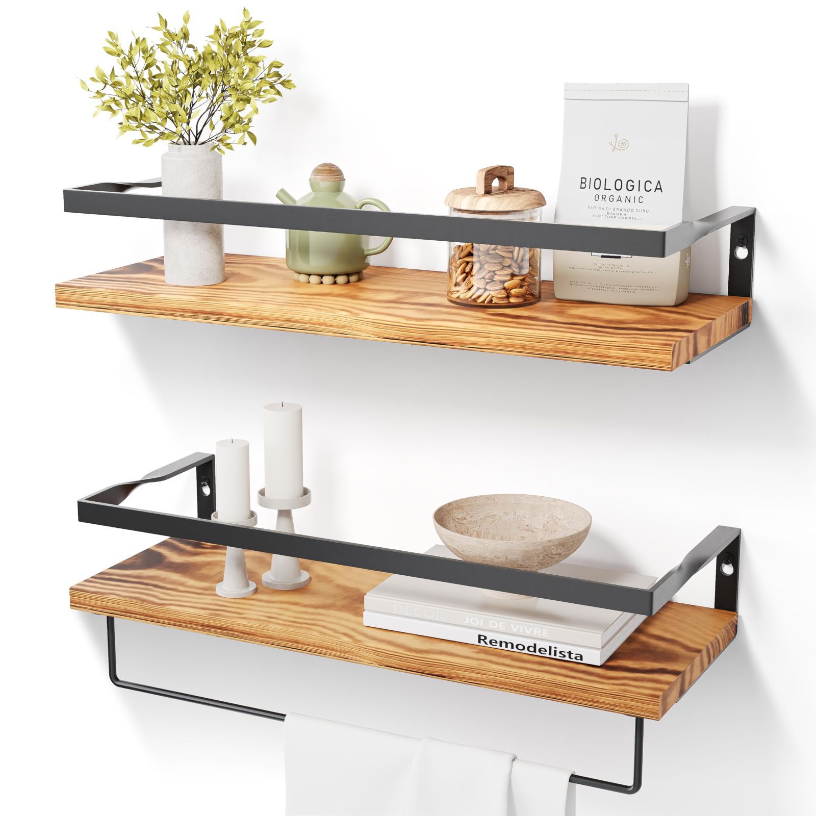 TVで紹介！窓枠における収納棚！tasty ウッドラック 壁面収納ラック