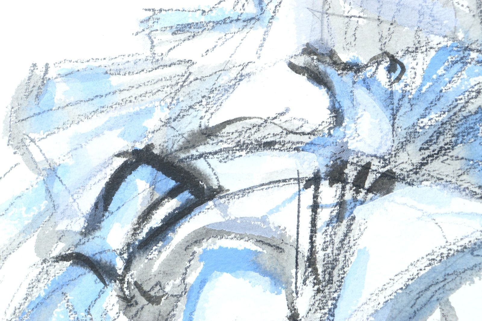 真作 希少 水彩画 肉筆 古田十郎 教会 共シール 青山学院 1983年