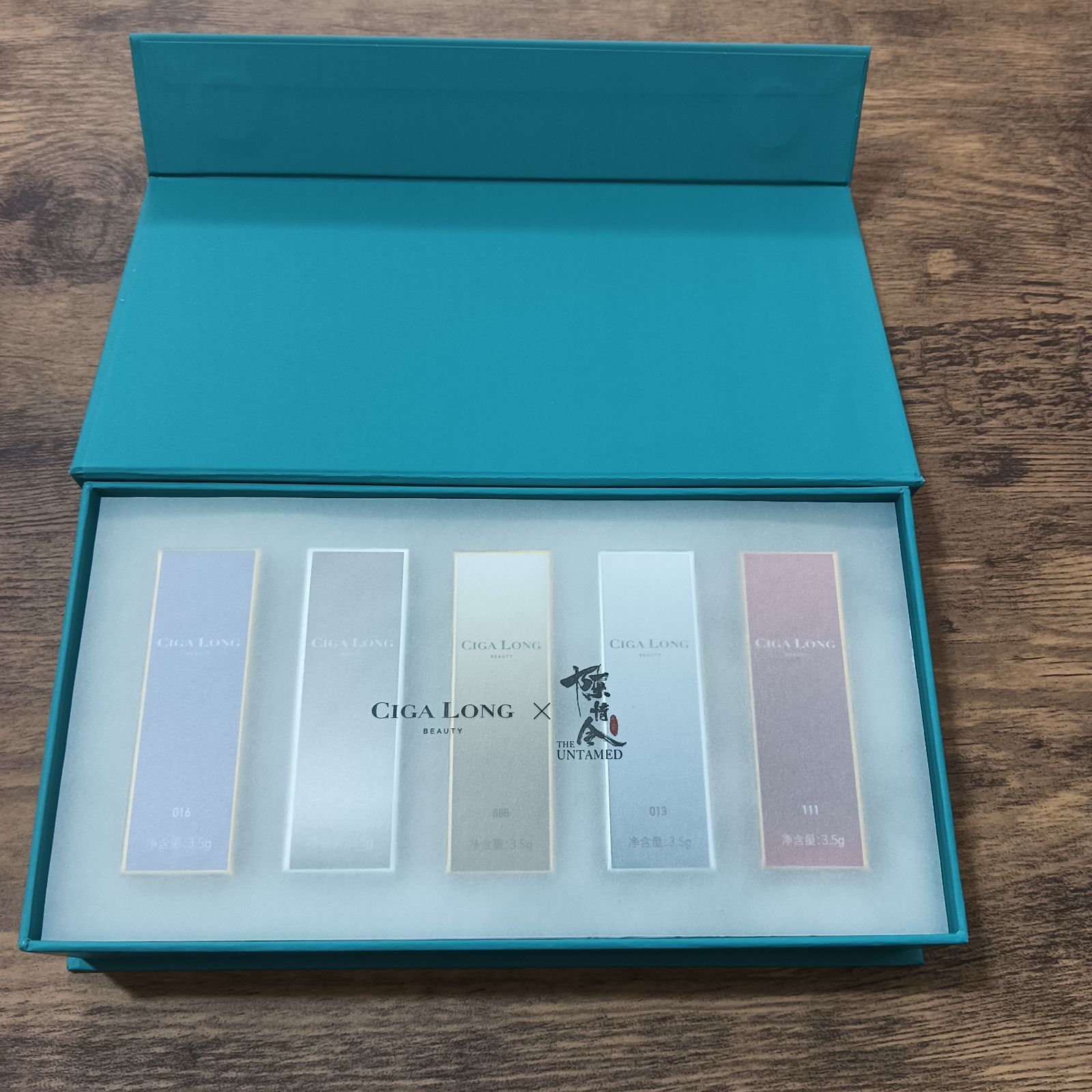 The Untamed 陳情令 CIGA LONG Beauty 口紅5本セット The Untamed 陳情令 × CIGA LONG Beauty マットリップスティック 口紅5