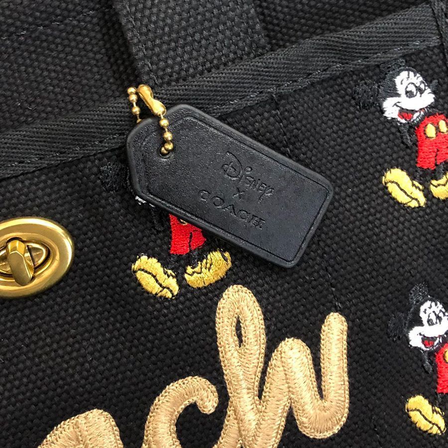 美品】COACH コーチ ディズニー カーゴトート 26 バッグ