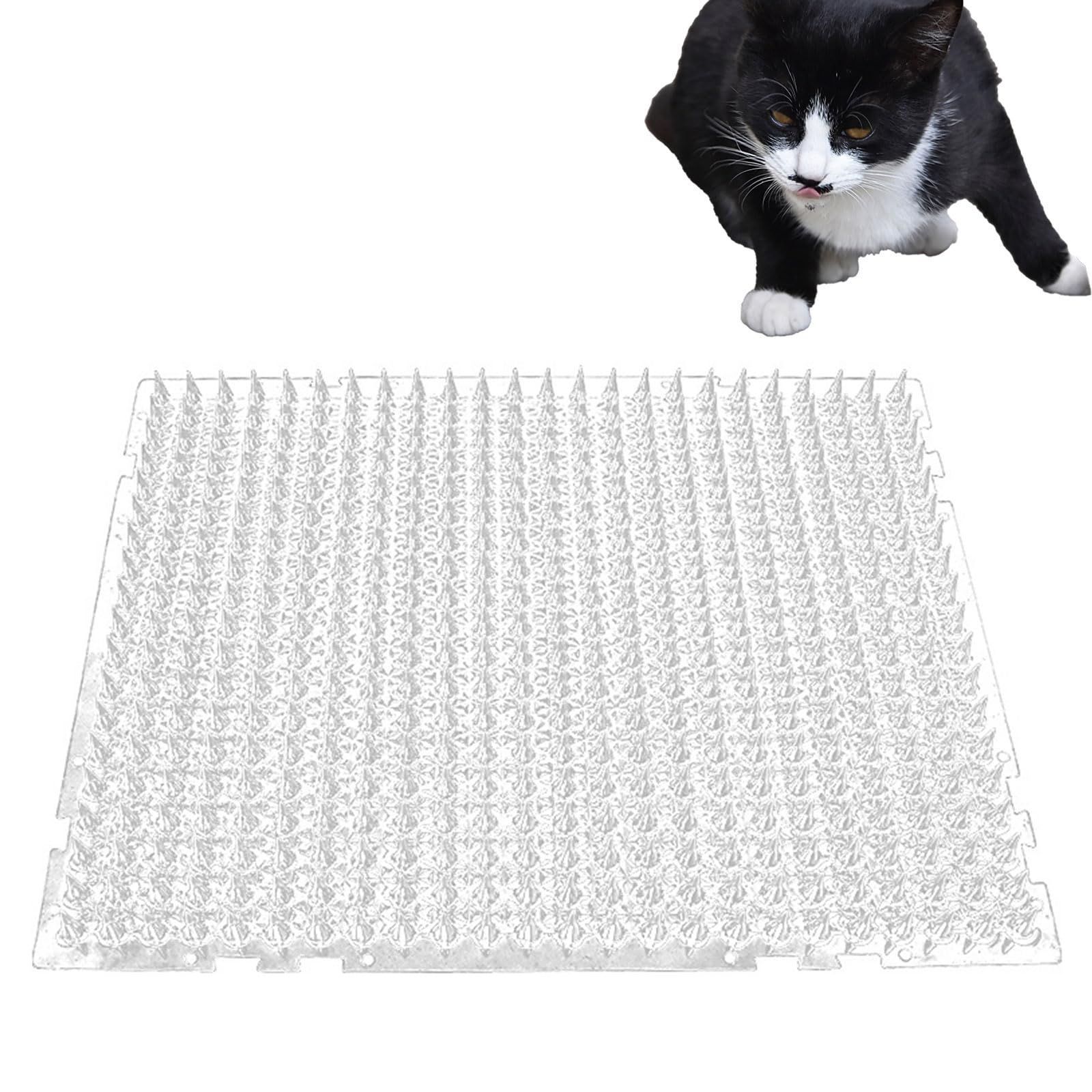 43×34×1.8 鳥よけ 糞害 鳥害 カラス 鳥 グッズ (8枚) 猫よけ対策 猫避け 猫除け 棘マット ここダメシート トゲシート シート 猫よけ ISEFUJI