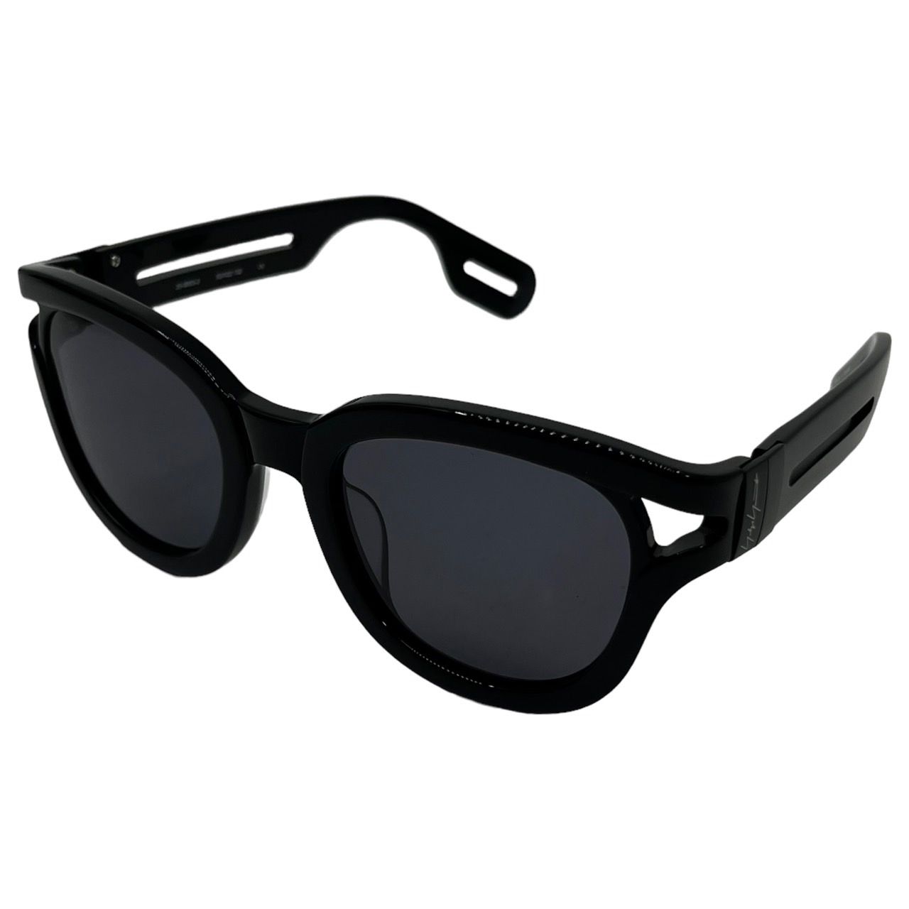 YOHJI YAMAMOTO POUR HOMME(ヨウジヤマモトプールオム) ACETATE METAL SUNGLASSES/アセテートメタルサングラス  20-9003-2 ブラック ケース付 - メルカリ