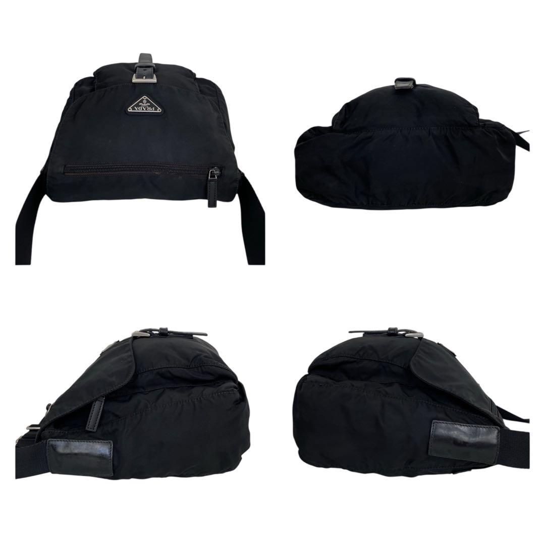 価格交渉/質問大歓迎♪】極美品 プラダ 三角ロゴ フラップ ナイロン