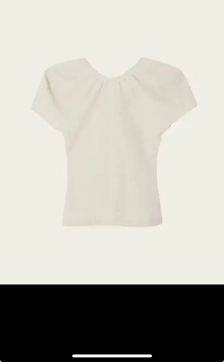リボンビット ribbonbit Sally Puff Blouse ー Ivory