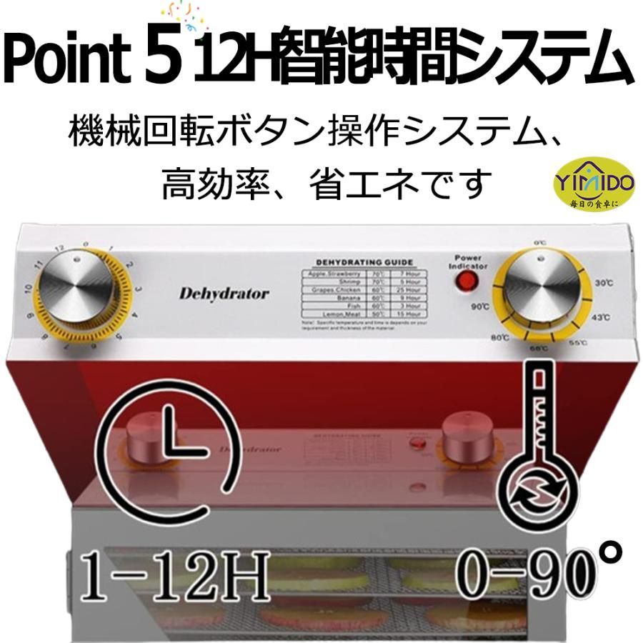 最新改良】フードドライヤー 食品乾燥機 家庭用/業務用 6-44層 レシピ