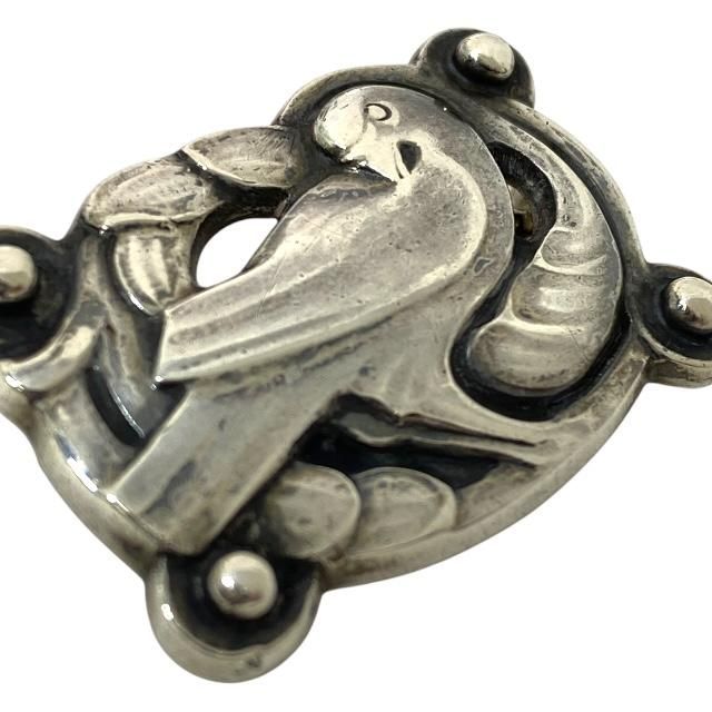 ジョージジェンセン ブローチ ピン バード 鳥 鳩 ハト ピジョン Sv925