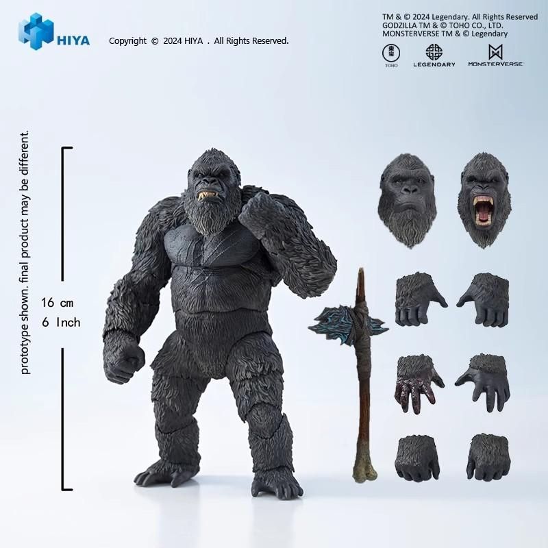 HIYA 『ゴジラxコング 新たなる帝国』 コング EBG0415 Kong Amazon.co.jp: [Tbmodel] HIYA 16cm BASICシリーズ ゴジラ vs