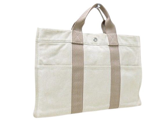 HERMES エルメス トートバッグ ニューフールトゥMM - ホワイト系