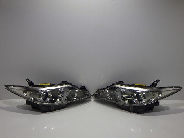 50エスティマ ヘッドライト 左右 HID ACR GSR50 55 28-217 70 中期 コーティング 比較的 250922049