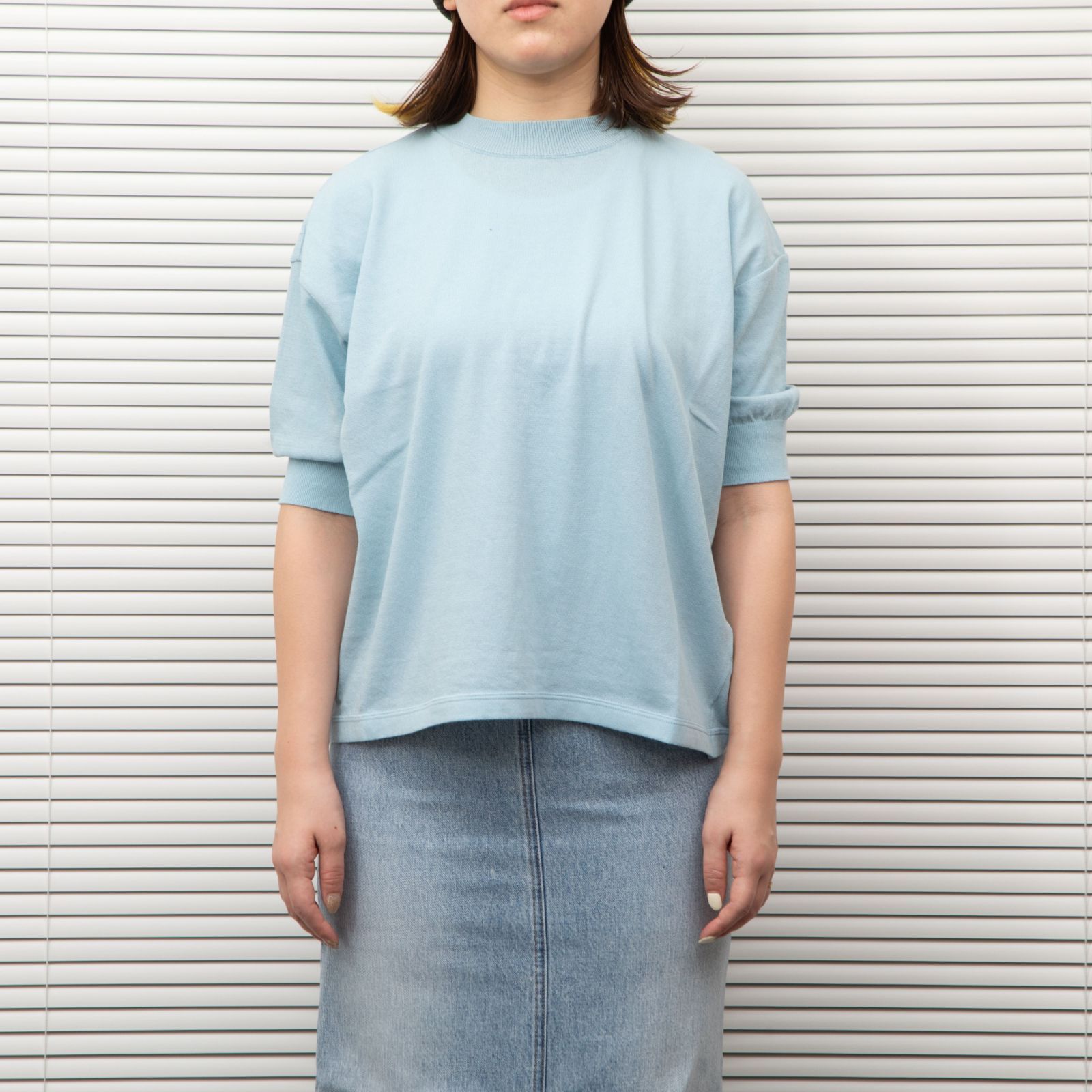 【未使用品】MEYAME COTTON KNIT TEE G8A2989_f0858130-6572-4dc5-