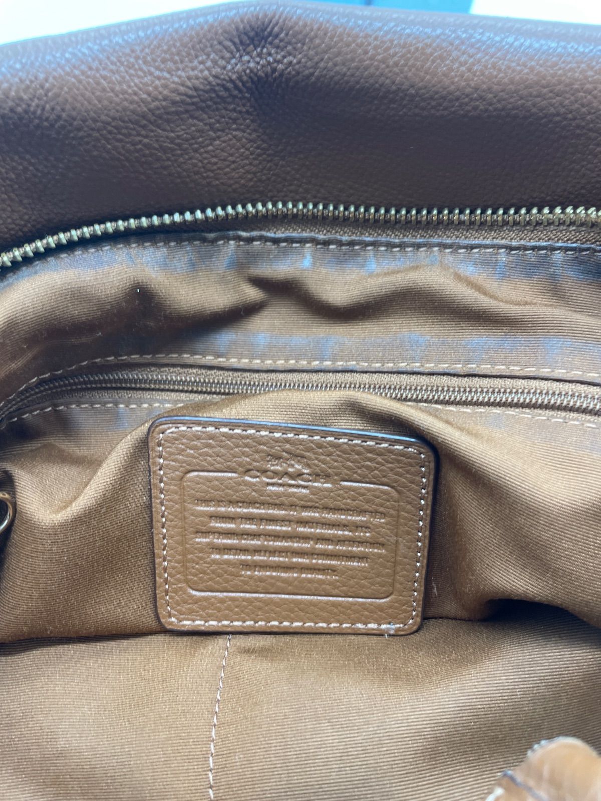 極美品☆COACHコーチ ショルダーバッグ ブラウン ブラック レザー COACH コーチ ワンショルダーバッグ ブラウン レザー - メルカリ