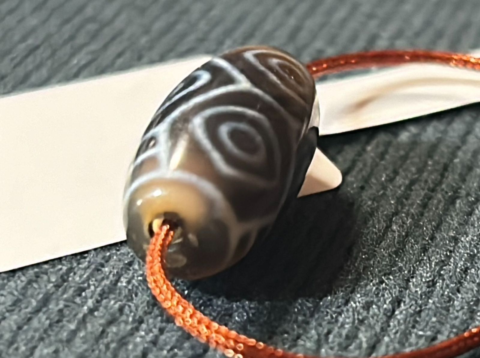 龍眼天珠 ミニ天珠 約2cm 3／チベット 天珠 dZi ジービーズ 西蔵