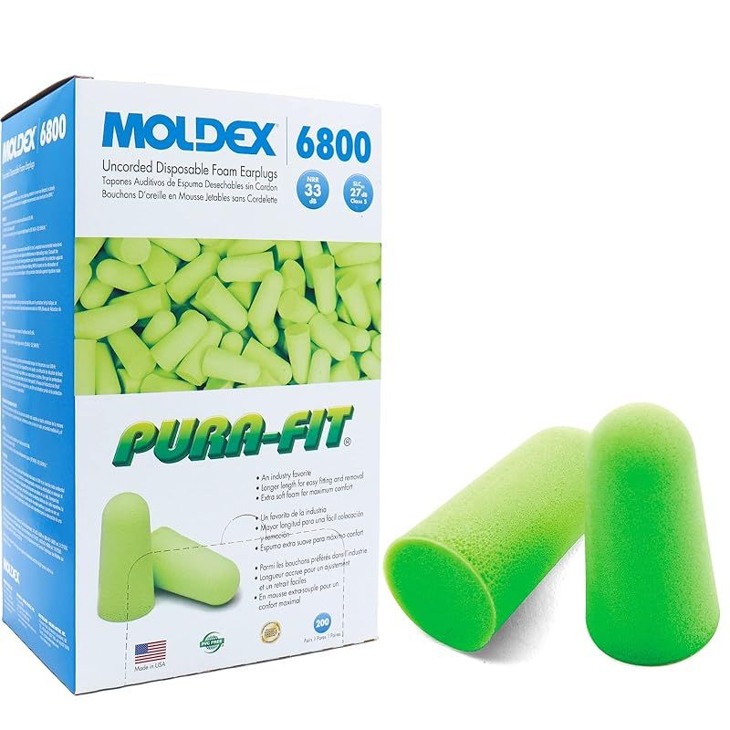 MOLDEX モルデックス ピュラフィット 約200ペア 6800 耳栓 遮音 睡眠用 いびき 安眠グッズ 1