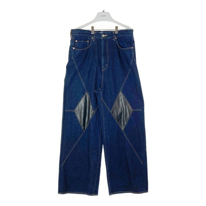 ☆Jieda ジエダ STUDIOUS別注 PATCH DENIM WIDE PANTS パッチ デニム 