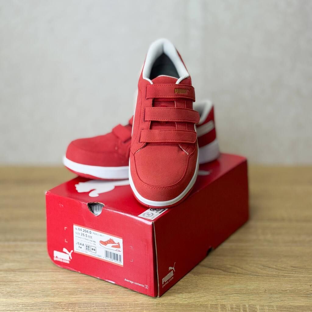 展示品・日焼け跡あり】64.204 PUMA エアツイスト2.0 レッド