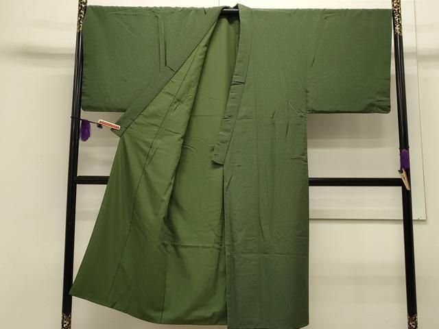 老竹色 洗える着物