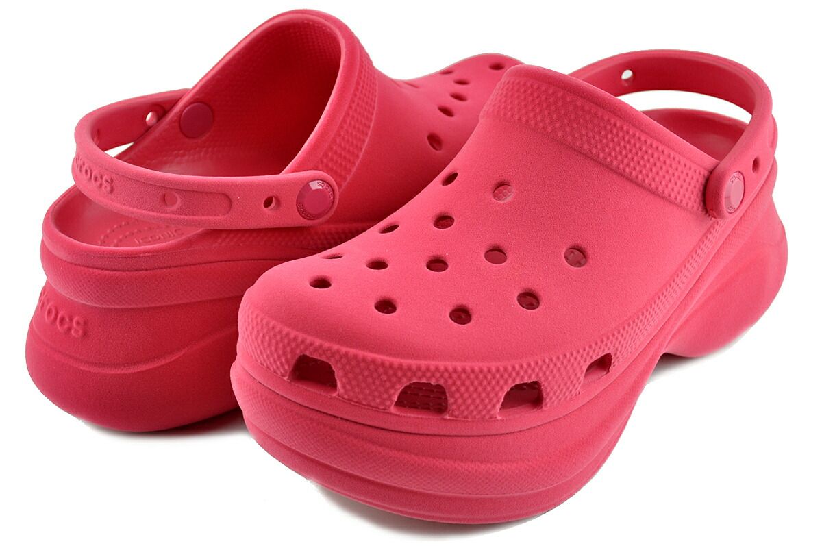 クロックス ベイ ベルベット クロッグ デジタル ラズベリー crocs BAE VELVET CLOG DIGITAL RASPBERRY 211919-7aq 靴 サンダル レディース ウィメンズ