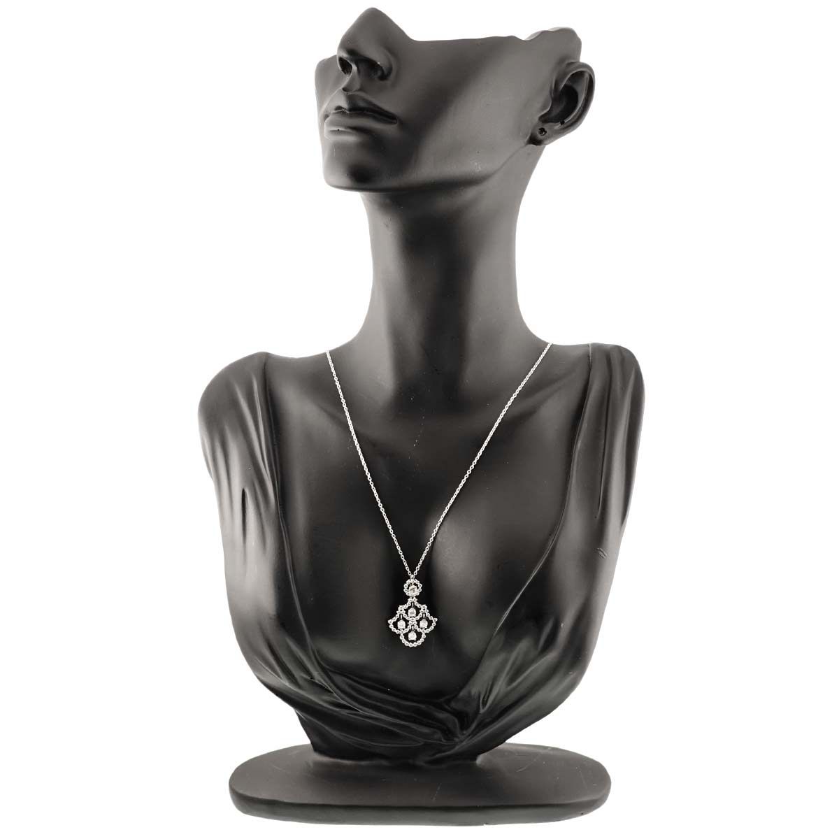 ダミアーニ DAMIANI ジュリエット ダイヤ ネックレス 50cm K18 WG PG  