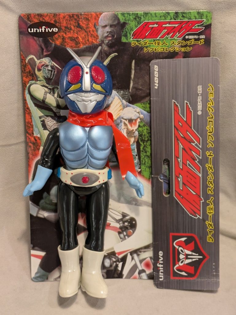 ユニファイブ　ライダー怪人　スタンダードソフビコレクション かまきり男2000年 ユニファイブ ライダー怪人 スタンダードソフビコレクション