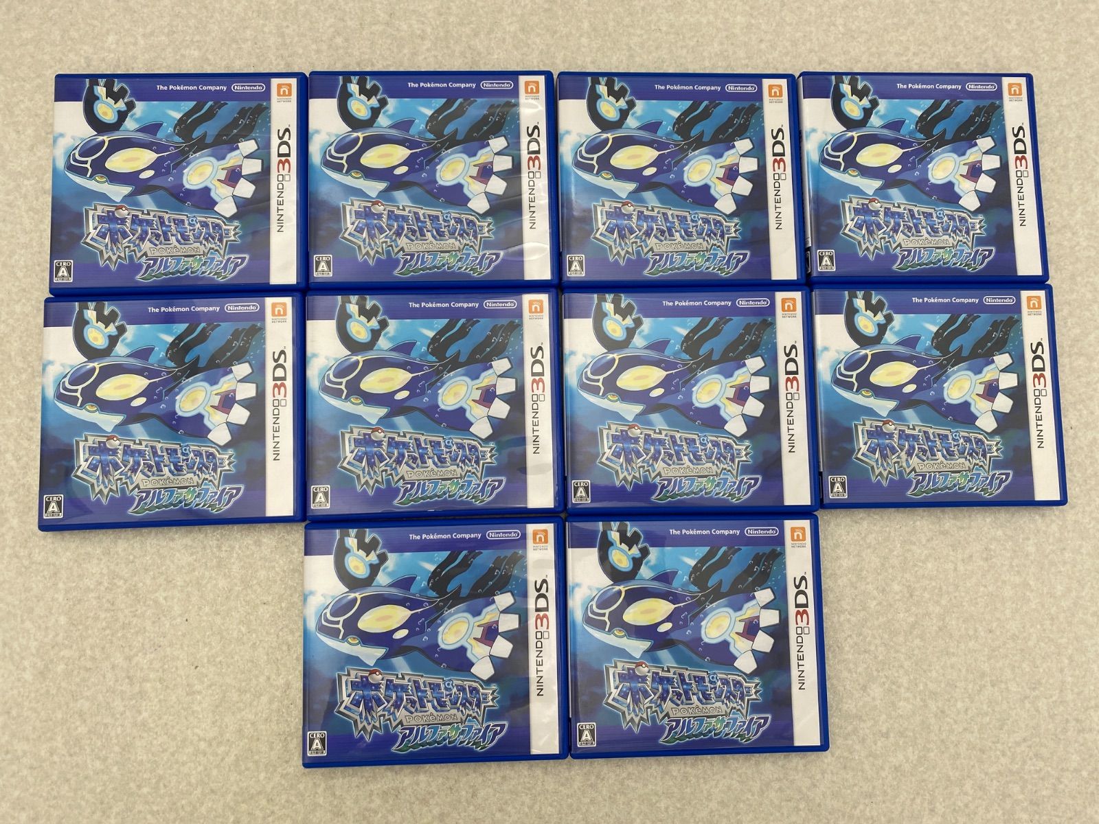 ポケットモンスター アルファサファイア 3DS ソフト10点 【公式通販】