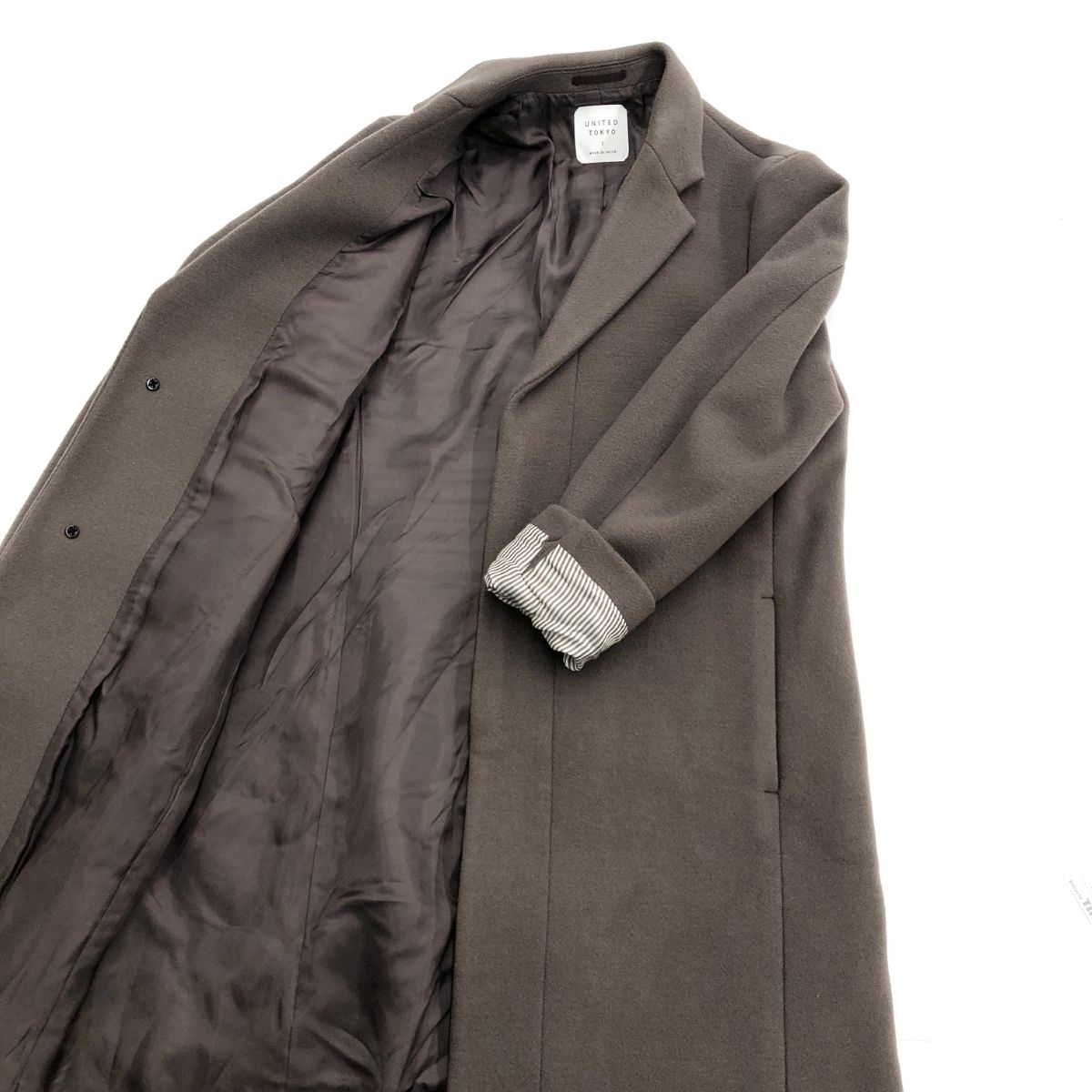 UNITED TOKYO ユナイテッドトウキョウ スーパー140'sチェスター コート