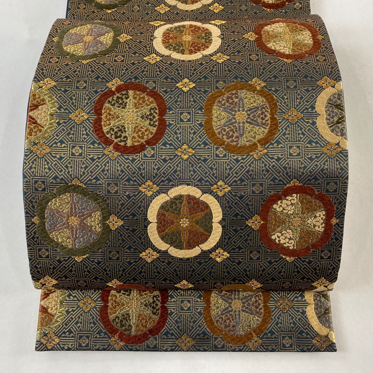 袋帯 美品 逸品 花丸文 ヱ霞 刺繍 金糸 紫 六通 正絹 中古 : 1000080044191 : リユースセレクトショップバイセル Yahoo!店  - 通販 - Yahoo!ショッピング