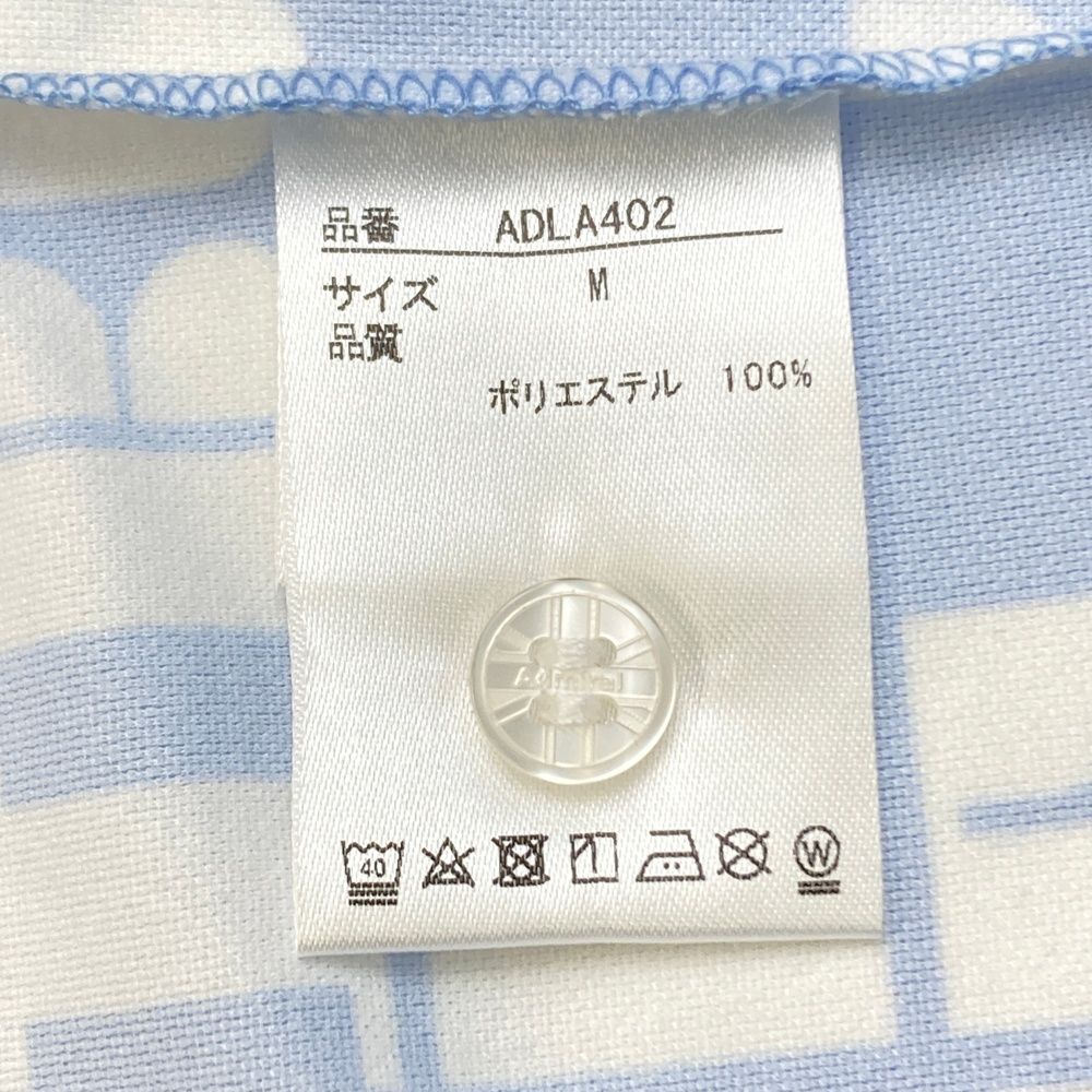 サイズ：M ADMIRAL アドミラル 2024年モデル 半袖ポロシャツ 総柄 ブルー系 [240101488677] ゴルフウェア レディース ストスト 新品】ADMIRAL アドミラル 2024年モデル 半袖ポロシャツ ブルー